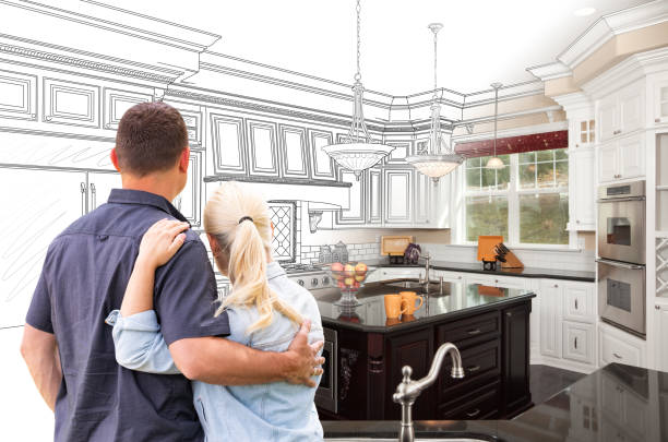 Custom kitchen cabinets installed in a Pflugerville home